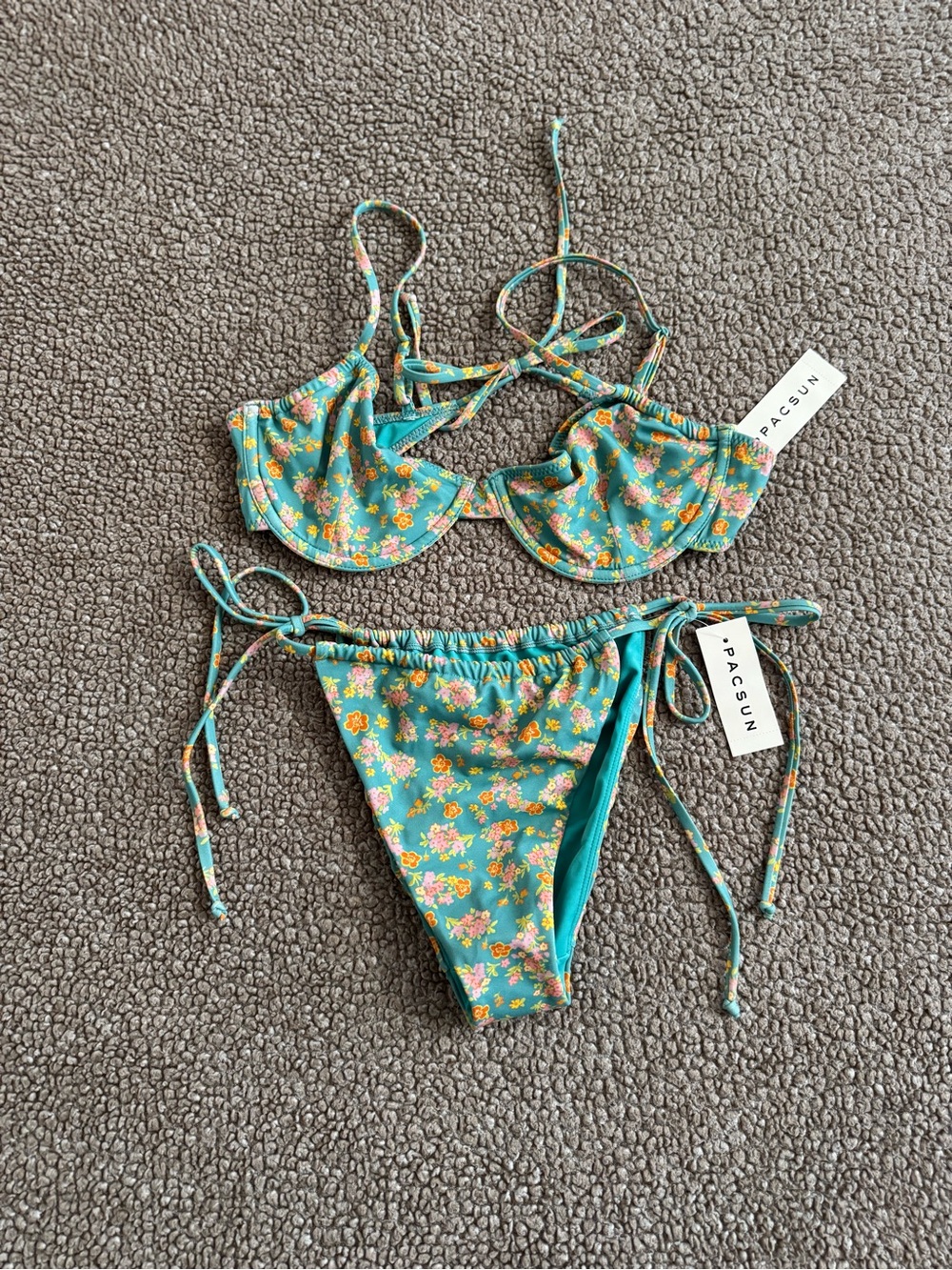PacSun Eco Floral Darla Bikini Set ✨NWT